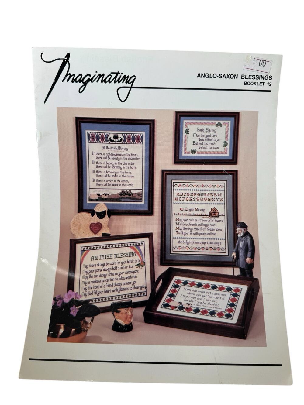 Vintage Anglo-Saxon Blessings Cross Stitch Design Booklet Imaginating 1987 #12